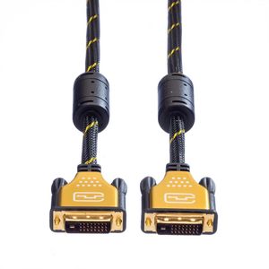 ROLINE GOLD Monitorkabel DVI, M-M, (24+1) dual link, 2 m