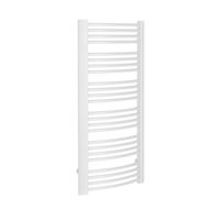 Handdoekradiator Sapho Egeon Gebogen 59.5x123.8 cm Wit Sapho