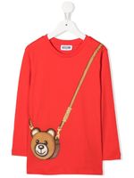 Moschino Kids haut à motif Teddy Bear - Rouge