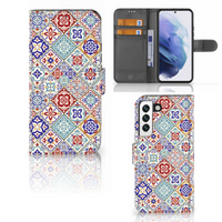 Samsung Galaxy S22 Bookcase Tiles Color