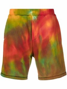 DSQUARED2 short de sport à motif tie dye - Orange