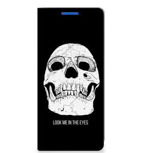 Mobiel BookCase OPPO Reno 6 Pro Plus 5G Skull Eyes