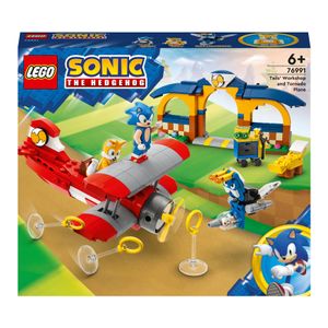 LEGO Sonic the Hedgehog 76991 Tails&apos; werkplaats en Tornado vliegtuig