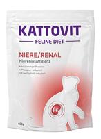 Kattovit - Nier/Renal droogvoer voor katten | Droogvoer voor katten | Droogvoer voor katten ter ondersteuning van de nierfunctie voor volwassen katten. Dieet voer als compleet voer | 6 x 400 g kip