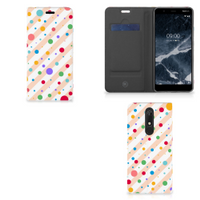 Nokia 5.1 (2018) Hoesje met Magneet Dots - thumbnail