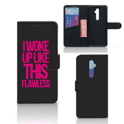 OPPO Reno 2Z Hoesje met naam Woke Up - Origineel Cadeau Zelf Maken OPPO Reno 2Z Hoesje met naam Woke Up - Origineel Cadeau Zelf Maken