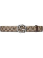 Gucci Interlocking G buckle belt - Tons neutres