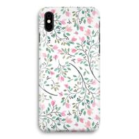 Sierlijke bloemen: iPhone Xs Volledig Geprint Hoesje - thumbnail