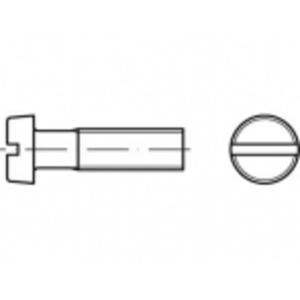 TOOLCRAFT TO-5358699 Cilinderschroeven M1.4 2 mm Sleuf RVS A2 2000 stuk(s)