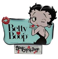 Betty Boop Kiss Gevormd Metalen Bord - 50 x 50 cm - thumbnail