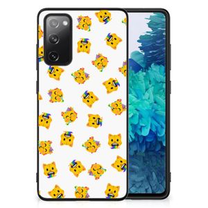 Back Case voor Samsung Galaxy S20 FE Katten Emojis