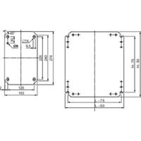 Schneider Electric NSYMM32 Montageplaat (l x b) 300 mm x 200 mm Staal (verzinkt) 1 stuk(s) - thumbnail