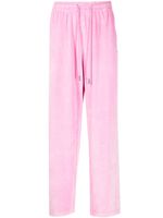 TEAM WANG design pantalon Sparkles à coupe droite - Rose