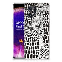 OPPO Find X5 TPU Hoesje Slangenprint - thumbnail