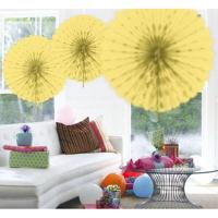 Honeycomb waaier 45cm ivoor