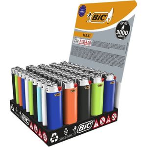 BIC BIC Maxi Standaard Aanstekers 50 Stuks