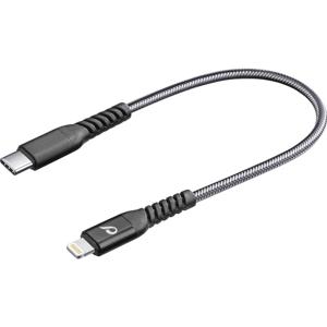 Cellularline USB-kabel USB 2.0 USB-C stekker, Apple Lightning stekker 0.15 m Zwart TETRACABC2LMFI15CK