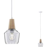 Paulmann Neordic Ylvie 79745 Hanglamp LED E27 20 W Hout, Helder - thumbnail