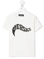 Versace Kids t-shirt à logo imprimé - Blanc