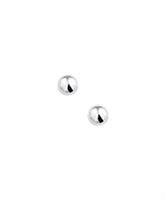 TFT Oorknoppen Bol Zilver Gerhodineerd Glanzend 3 mm x 3 mm