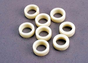 Bearing adapters (8) (allows use of lighter 5x8mm bearings in place of 5x11mm bearings)