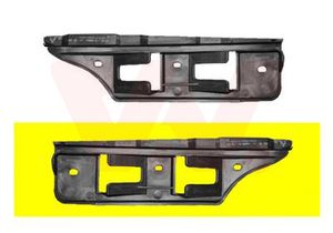 Houder, bumper ** Equipart ** VAN WEZEL, Inbouwplaats: Links voor, u.a. für VW