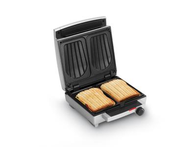 Fritel SW 1450 sandwich maker 1400 W Chroom, Metallic, Zilver