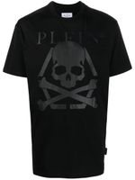 Philipp Plein t-shirt à logo Skull imprimé - Noir