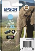 Epson Elephant Singlepack Light Cyan 24XL Claria Photo HD Ink