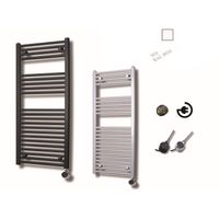 Elektrische Design Radiator Sanicare Plug En Play 111,8 x 60 cm Wit Thermostaat Zwart 730 Watt Sanicare - thumbnail