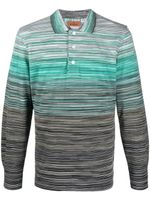 Missoni polo Space Dyed en coton - Vert