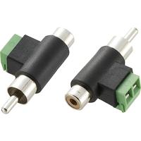 TRU Components 1572281 adapter plug cinch-aansluiting, schroeven 1 st