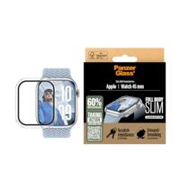 PanzerGlass SNAPPIE Full Body Screen Protector voor Apple Watch Series 10 45mm 2024 | Volledig scherm en frame dekking, val-/impact/krasbescherming, eenvoudige klikinstallatie -Transparant