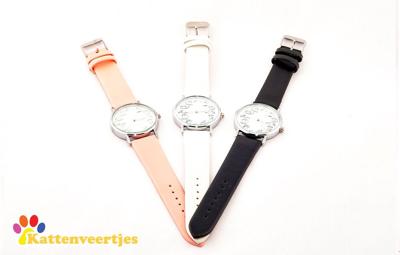 Katten horloge OP = OP (Roze)