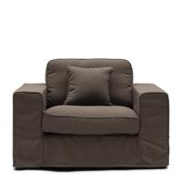 Rivièra Maison Loveseat 'Selana' Linen, kleur Taupe