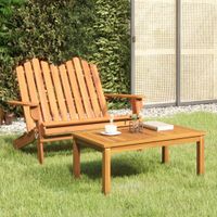 2-delige Loungeset Adirondack massief acaciahout - thumbnail