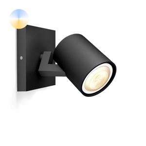 Philips Wandspot Hue Runner - White Ambiance 1-lichts zwart 929003046101