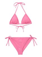 Burberry bikini imprimé à fermeture nouée - Rose - thumbnail