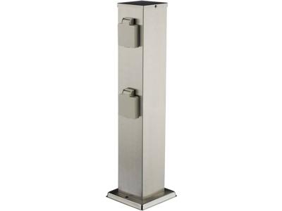 Heitronic 35461 Buitenstopcontact RVS Aanraakbeveiliging