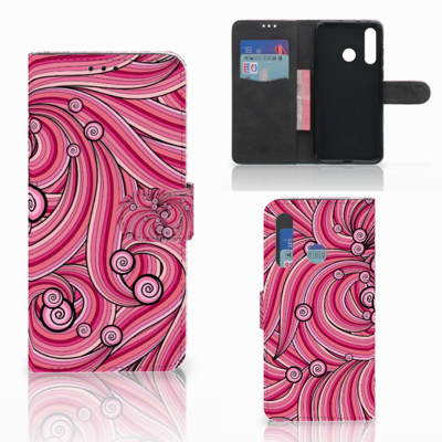 Huawei Nova 4 Hoesje Swirl Pink Huawei Nova 4 Hoesje Swirl Pink