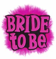 Broche zwart &apos;Bride to Be&apos; - thumbnail