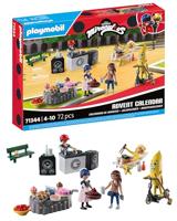 PLAYMOBIL Miraculous 71344 Adventskalender Miraculous: Picknick in Parijs, 24 spannende verrassingen, waaronder vijf figuren, Adventskalender 2024, betoverend speelgoed voor kinderen vanaf 4 jaar