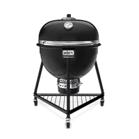 Weber Kamado E6 Kamado-barbecue/grill Ketel Houtskool (brandstof) Zwart - thumbnail