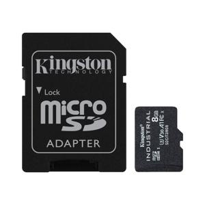 Kingston Technology Industrial flashgeheugen 8 GB MicroSDHC UHS-I Klasse 10