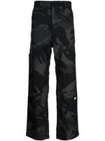 AAPE BY *A BATHING APE® jean droit John à motif camouflage - Noir - thumbnail