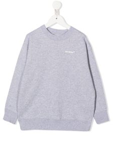 Off-White Kids sweat Monster Arrow à col rond - Gris