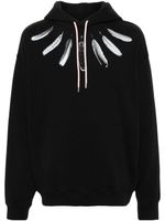 Marcelo Burlon County of Milan hoodie Collar Feathers - Noir - thumbnail