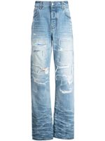 AMIRI distressed lose-fit jeans - Bleu - thumbnail