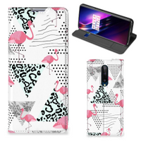 OnePlus 8 Hoesje maken Flamingo Triangle - thumbnail