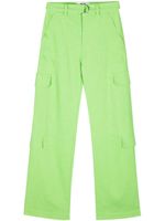 MSGM pantalon fuselé à poches cargo - Vert